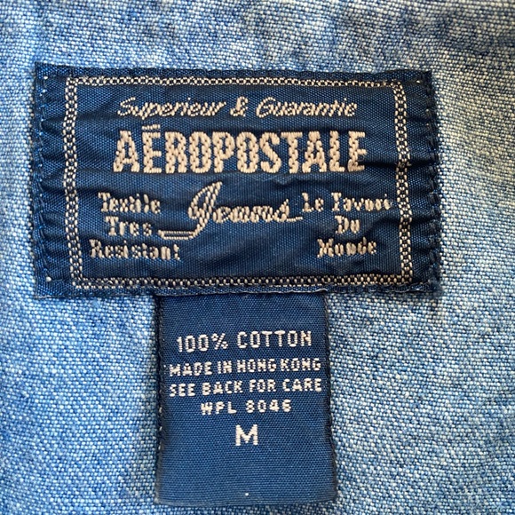Aerostople Women’s Medium Wash  Denim Jean Jacket Size M - Picture 8 of 11
